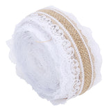 10m DIY Jute Lace Roll Wedding Birthday Party Decoration Crafts Clothing Accessories