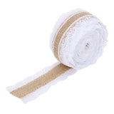 10m DIY Jute Lace Roll Wedding Birthday Party Decoration Crafts Clothing Accessories