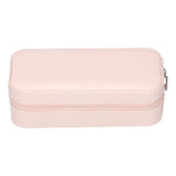 Portable Jewelry Organizer PU Fashion Earrings Necklace Rings Packaging Display Collection Case - Front View