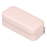 Portable Jewelry Organizer PU Fashion Earrings Necklace Rings Packaging Display Collection Case - Side View