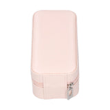Portable Jewelry Organizer PU Fashion Earrings Necklace Rings Packaging Display Collection Case - Top-Down View