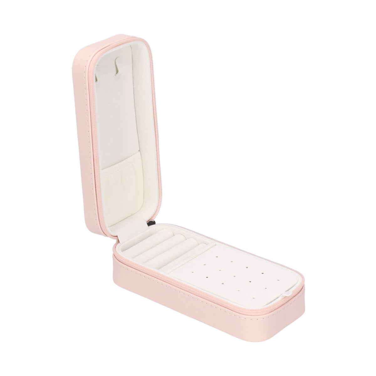 Portable Jewelry Organizer PU Fashion Earrings Necklace Rings Packaging Display Collection Case