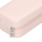 Portable Jewelry Organizer PU Fashion Earrings Necklace Rings Packaging Display Collection Case