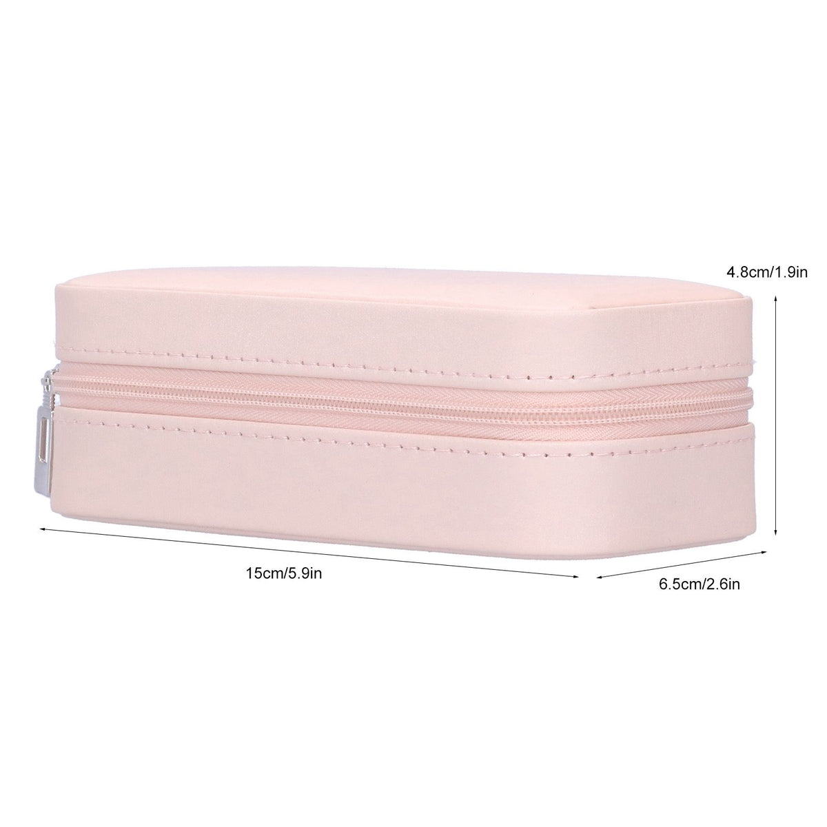 Portable Jewelry Organizer PU Fashion Earrings Necklace Rings Packaging Display Collection Case