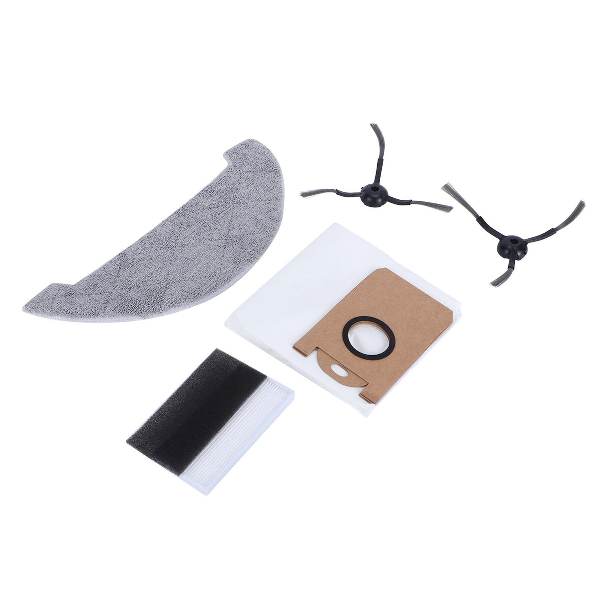 Side Brush Filter Dust Bag Kit Robot Vacuum Cleaner Parts Fit for Proscenic M7 MAX