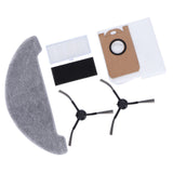 Side Brush Filter Dust Bag Kit Robot Vacuum Cleaner Parts Fit for Proscenic M7 MAX - Rear View