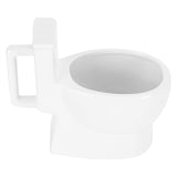 301‑400ml Ceramic Toilet Mug Funny Coffee Cup with Handle Personalized Gift for Friends - Side View