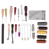31PCS Leather Sewing Tools DIY Leather Craft Tools Hand Stitching Tool Set Sewing Accessories