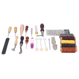 31PCS Leather Sewing Tools DIY Leather Craft Tools Hand Stitching Tool Set Sewing Accessories