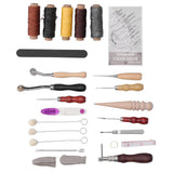 31PCS Leather Sewing Tools DIY Leather Craft Tools Hand Stitching Tool Set Sewing Accessories