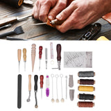 31PCS Leather Sewing Tools DIY Leather Craft Tools Hand Stitching Tool Set Sewing Accessories - Extra Image