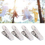20Pcs Clothes Clips Stainless Steel Clothes Hanging Pins Clamps Home Laundry Underwear Pegs - Extra Image