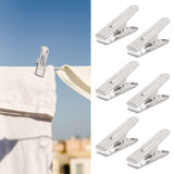 20Pcs Clothes Clips Stainless Steel Clothes Hanging Pins Clamps Home Laundry Underwear Pegs - Extra Image