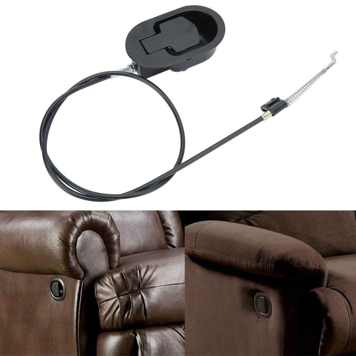 Sofa Release Handle with Cable Recliner Hand Controller Switch Replacement Accessory90mm