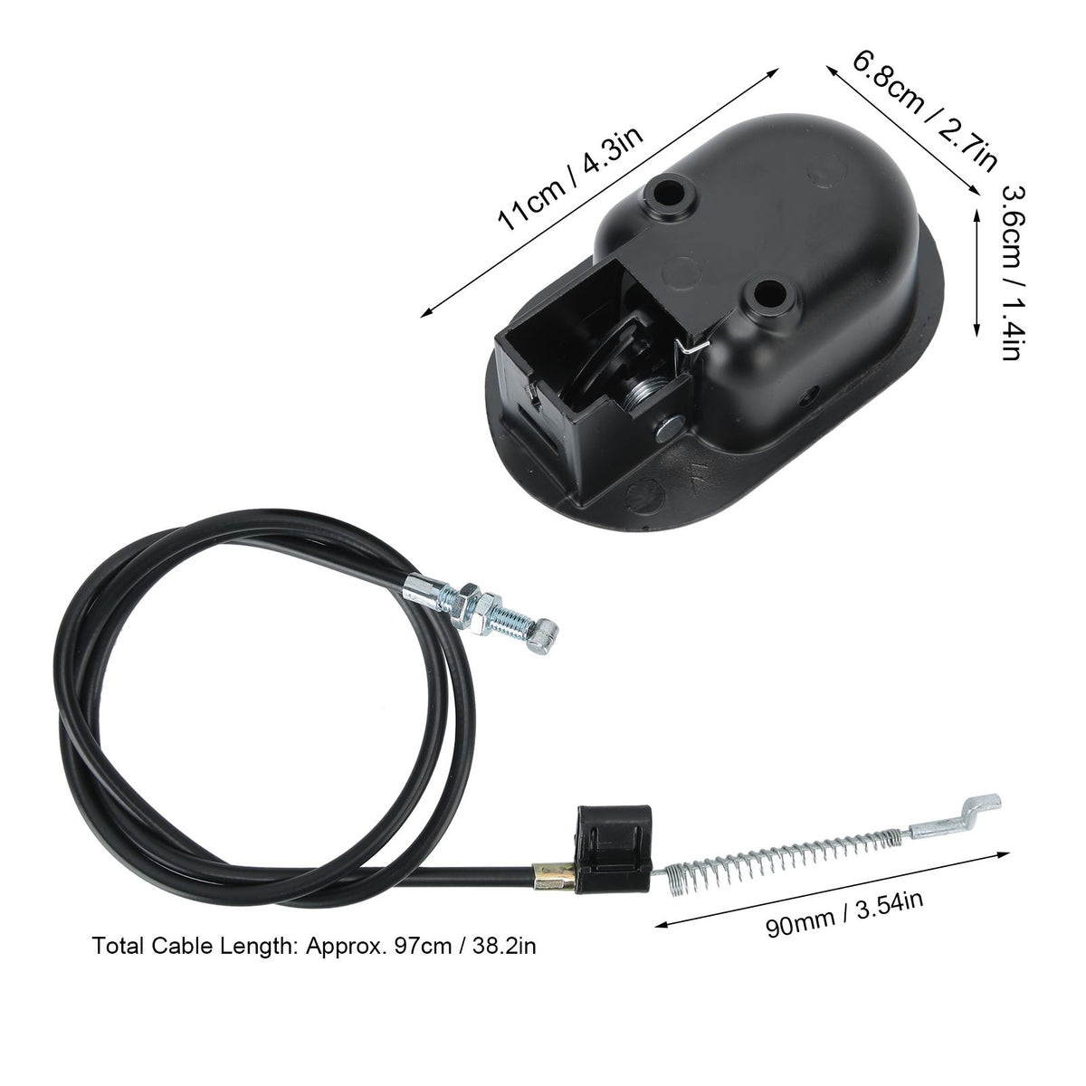 Sofa Release Handle with Cable Recliner Hand Controller Switch Replacement Accessory90mm