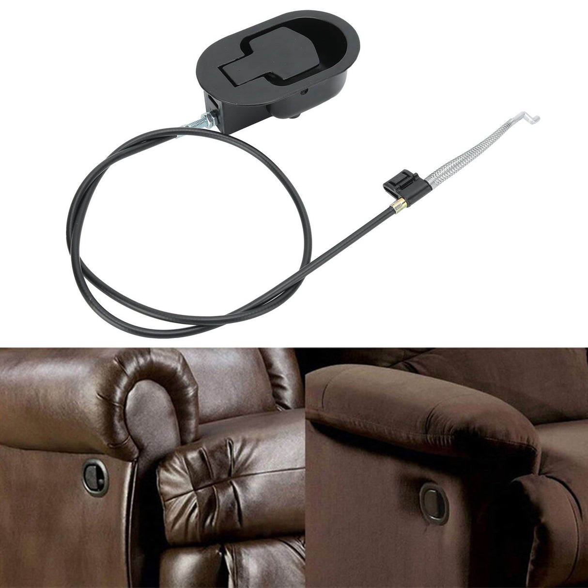 Sofa Release Handle with Cable Recliner Hand Controller Switch Replacement Accessory120mm