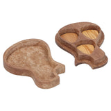 Guitar Pick Box Holder Collector with 3Pcs Wooden Picks Musical Instrument Accessory