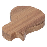 Guitar Pick Box Holder Collector with 3Pcs Wooden Picks Musical Instrument Accessory