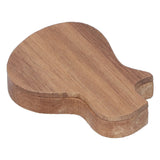 Guitar Pick Box Holder Collector with 3Pcs Wooden Picks Musical Instrument Accessory - Extra Image
