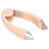 Kitchen Fruit Corer Huller MultiPurpose Portable Stainless Steel Core Seed Stem Remover Tool Pink - 45-Degree Angle
