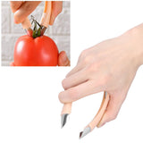 Kitchen Fruit Corer Huller MultiPurpose Portable Stainless Steel Core Seed Stem Remover Tool Pink - Extra Image