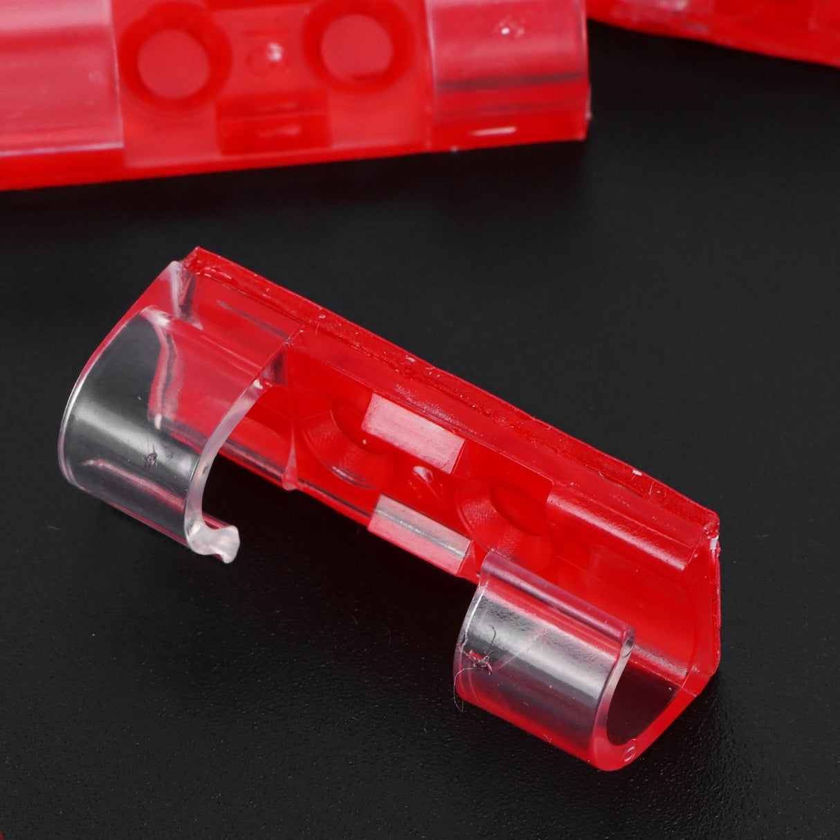 20Pcs Wire Clamp Self adhesive Line Cable Clip Buckle Fastener Desktop Organizer(Transparent )