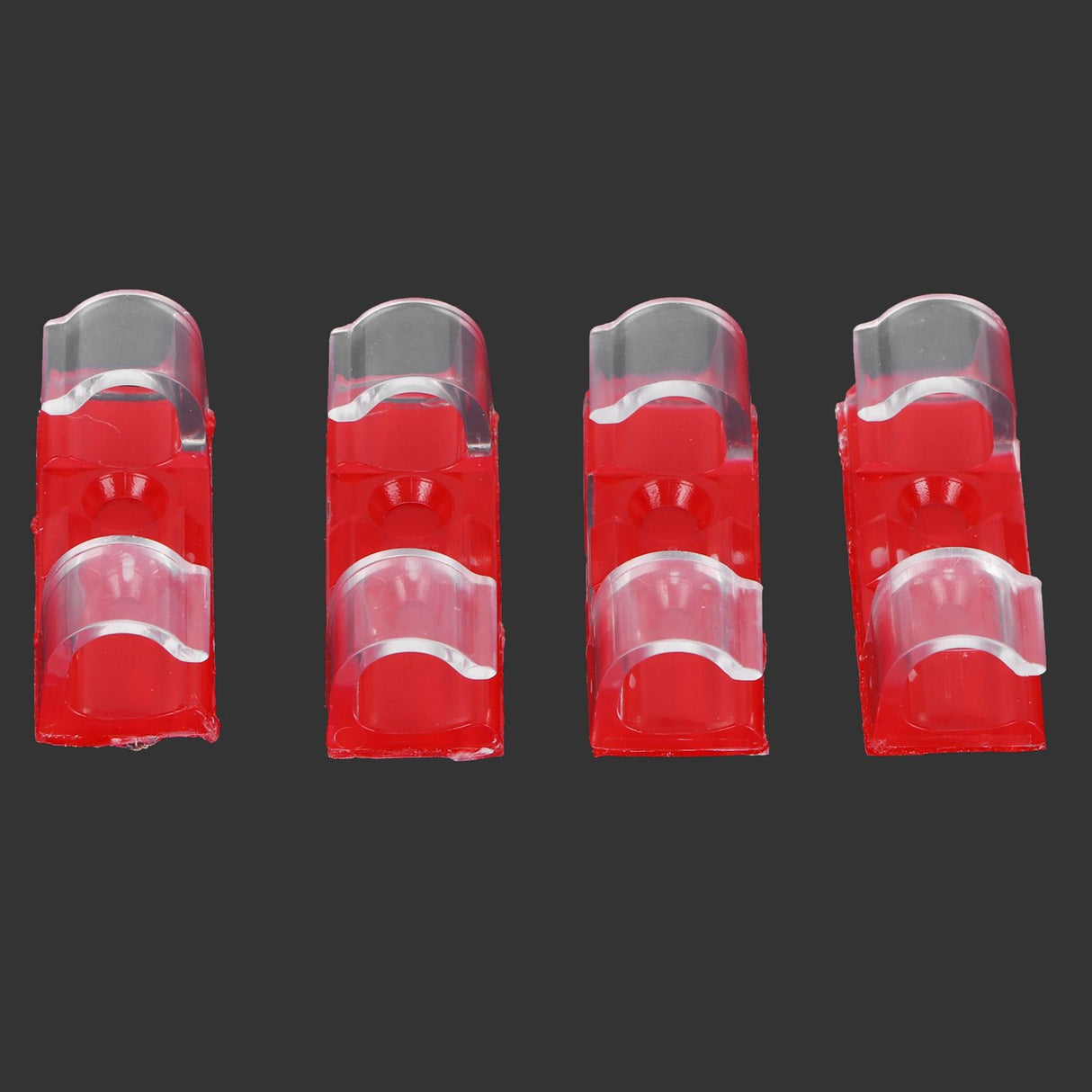 20Pcs Wire Clamp Self adhesive Line Cable Clip Buckle Fastener Desktop Organizer(Transparent )