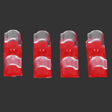 20Pcs Wire Clamp Self adhesive Line Cable Clip Buckle Fastener Desktop Organizer(Transparent )