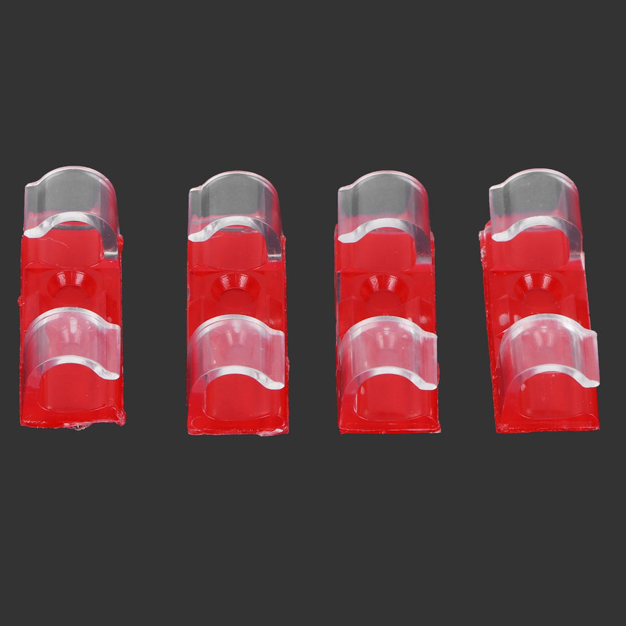 20Pcs Wire Clamp Self adhesive Line Cable Clip Buckle Fastener Desktop Organizer(Transparent )