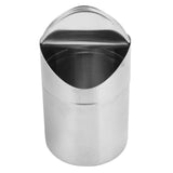 Mini Trash Can Innovative Desktop Waste Bin Rubbish Garbage Container for Office Car - Top-Down View