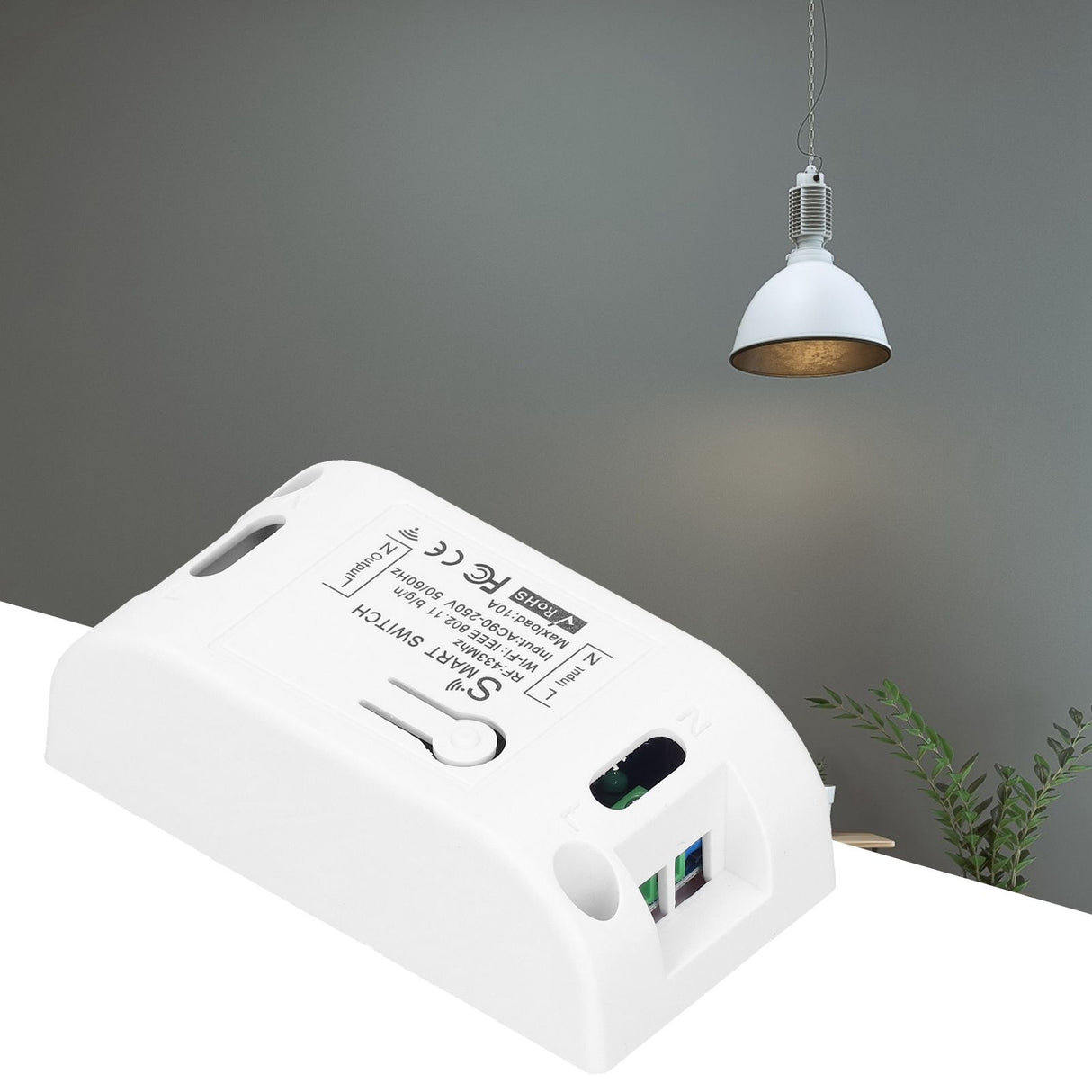 KR2201W‑4 APP Wireless Remote Control 433Mhz Wifi Timing Switch Controller for Light 90‑250V