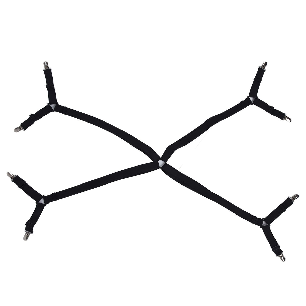Bed Sheet Clip Lengthened Non Slip Multifunctional Adjustable Bed Sheet Holder for Home HouseholdBlack