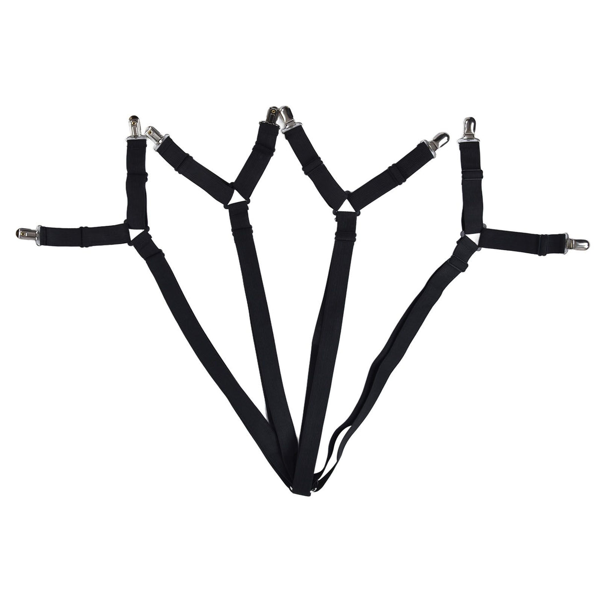 Bed Sheet Clip Lengthened Non Slip Multifunctional Adjustable Bed Sheet Holder for Home HouseholdBlack