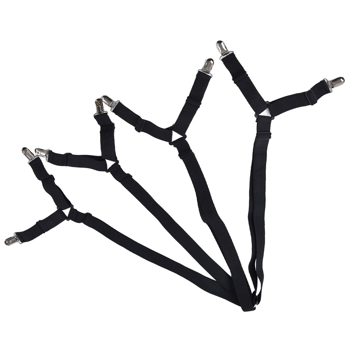 Bed Sheet Clip Lengthened Non Slip Multifunctional Adjustable Bed Sheet Holder for Home HouseholdBlack
