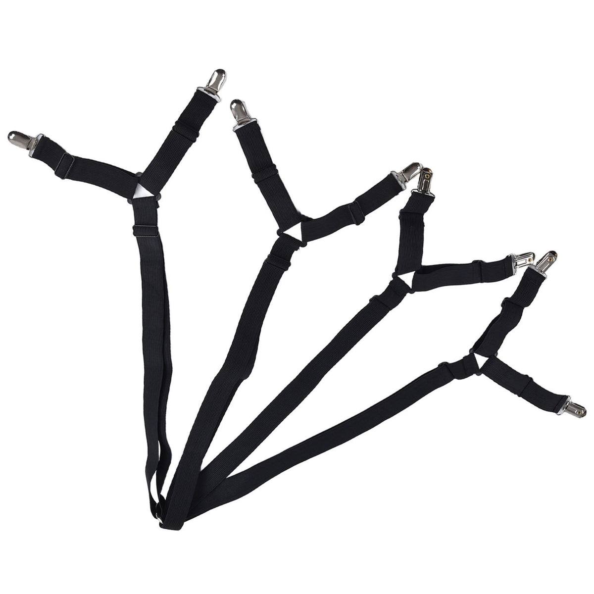 Bed Sheet Clip Lengthened Non Slip Multifunctional Adjustable Bed Sheet Holder for Home HouseholdBlack