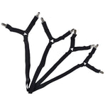 Bed Sheet Clip Lengthened Non Slip Multifunctional Adjustable Bed Sheet Holder for Home HouseholdBlack