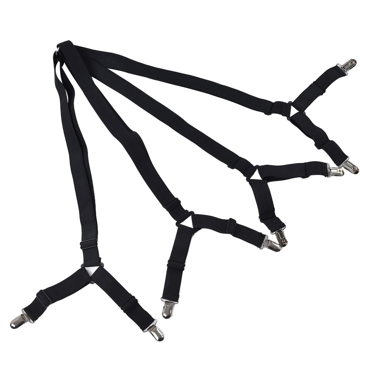 Bed Sheet Clip Lengthened Non Slip Multifunctional Adjustable Bed Sheet Holder for Home HouseholdBlack