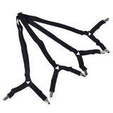 Bed Sheet Clip Lengthened Non Slip Multifunctional Adjustable Bed Sheet Holder for Home HouseholdBlack