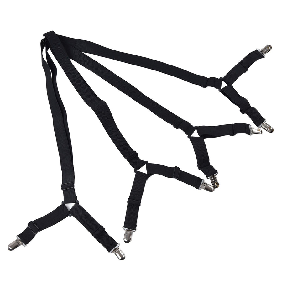 Bed Sheet Clip Lengthened Non Slip Multifunctional Adjustable Bed Sheet Holder for Home HouseholdBlack