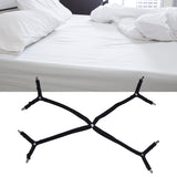 Bed Sheet Clip Lengthened Non Slip Multifunctional Adjustable Bed Sheet Holder for Home HouseholdBlack - Extra Image