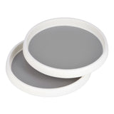Cabinet Turntable Organizer Antislip Rotatable Storage Tray Multifunctional Rotating Spice Rack for Kitchen 2PCS Small Size - 45-Degree Angle