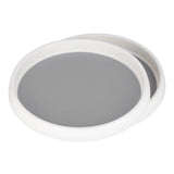 Cabinet Turntable Organizer Antislip Rotatable Storage Tray Multifunctional Rotating Spice Rack for Kitchen 2PCS Small Size