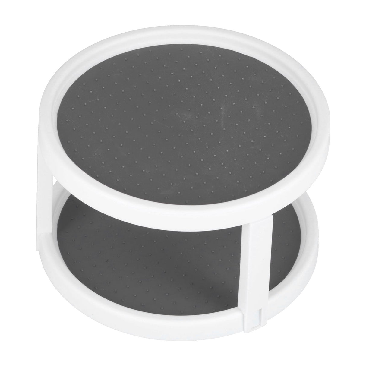 Cabinet Turntable Organizer Antislip Rotatable Storage Tray Multifunctional Rotating Spice Rack for Kitchen Single Double Layer Small Size
