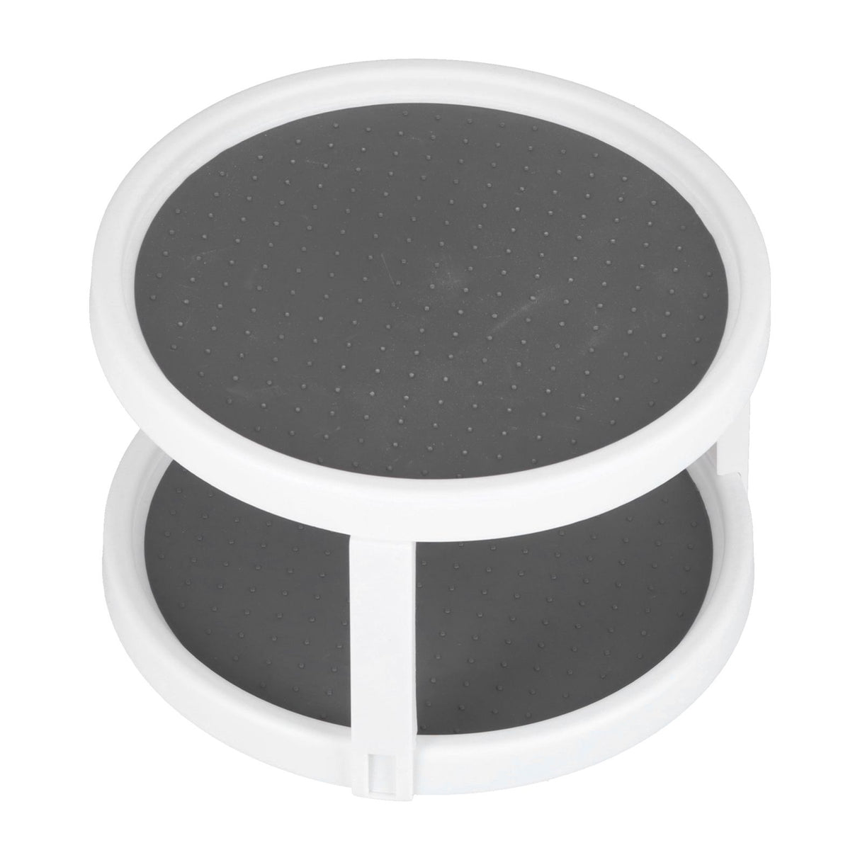 Cabinet Turntable Organizer Antislip Rotatable Storage Tray Multifunctional Rotating Spice Rack for Kitchen Single Double Layer Small Size