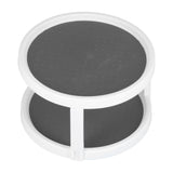 Cabinet Turntable Organizer Antislip Rotatable Storage Tray Multifunctional Rotating Spice Rack for Kitchen Single Double Layer Small Size - 45-Degree Angle