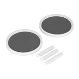 Cabinet Turntable Organizer Antislip Rotatable Storage Tray Multifunctional Rotating Spice Rack for Kitchen Single Double Layer Small Size - Rear View
