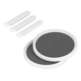 Cabinet Turntable Organizer Antislip Rotatable Storage Tray Multifunctional Rotating Spice Rack for Kitchen Single Double Layer Small Size
