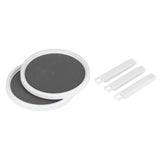 Cabinet Turntable Organizer Antislip Rotatable Storage Tray Multifunctional Rotating Spice Rack for Kitchen Single Double Layer Small Size - Extra Image