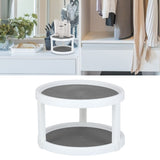 Cabinet Turntable Organizer Antislip Rotatable Storage Tray Multifunctional Rotating Spice Rack for Kitchen Single Double Layer Small Size