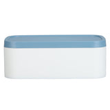 Portable Storage Box Reusable Dustproof Mouth Muffle Face Cover Organizer High Capacity for Home SchoolBlue
